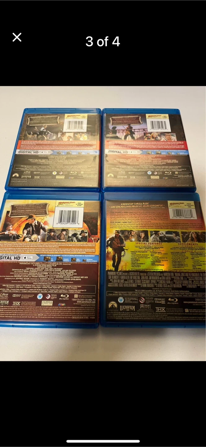 Indiana Jones Blu Ray Collection - photo 2