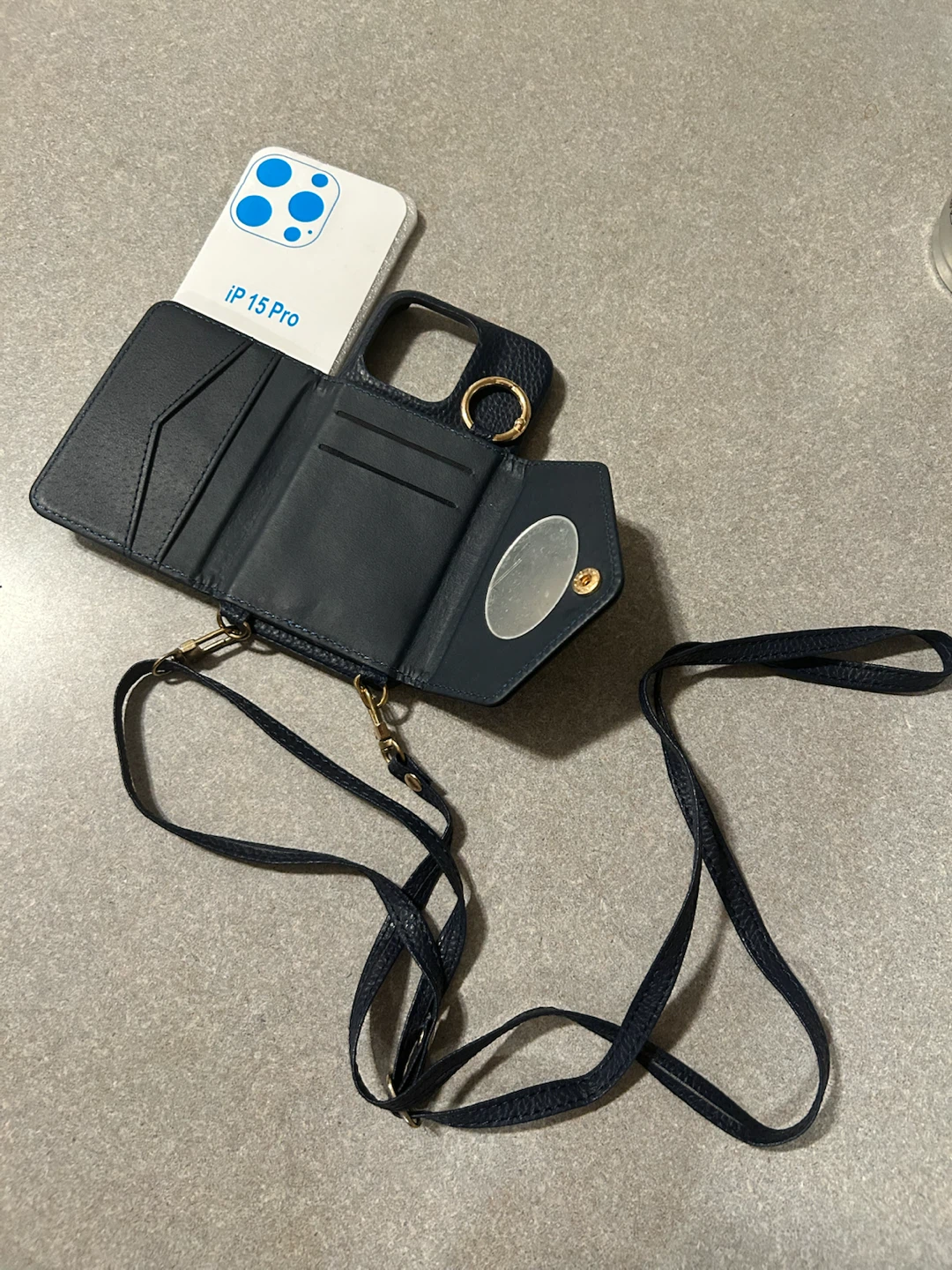 iPhone 15 Pro Wallet Case with Strap - photo 3