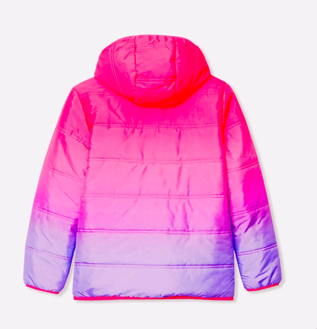 Girls Reversible Puffer Jacket and Fleece Hoodie - photo 2
