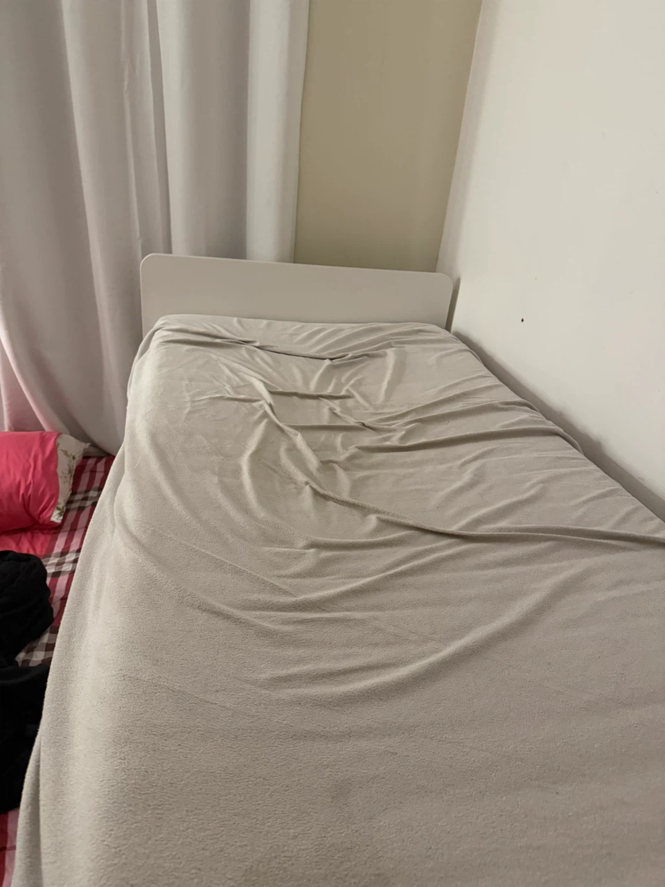 White Twin Bed Frame with Drawers