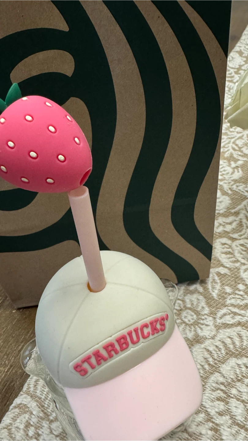 Starbucks Bearista Glass Pink Drink - photo 4