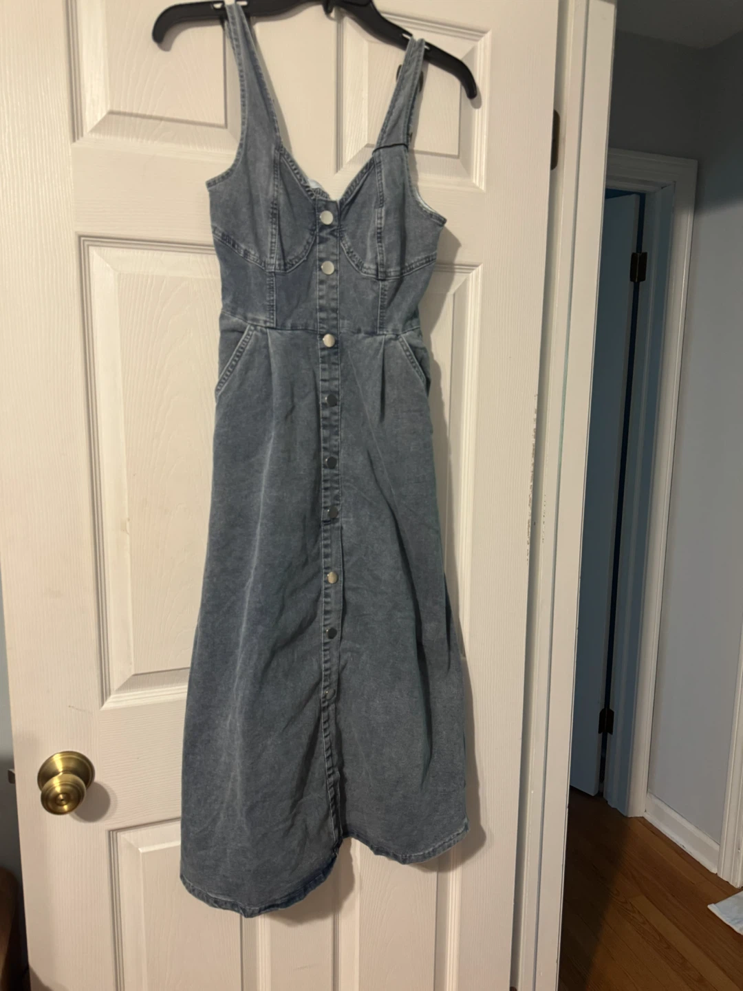 Utcoco Denim Midi Dress
