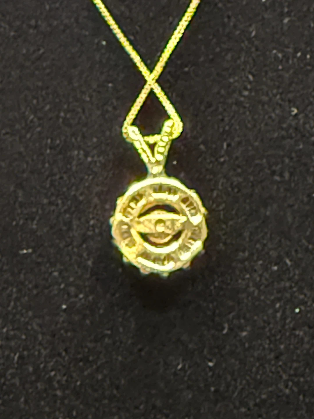 14K Gold 18” Necklace with Diamond Pendant - photo 3