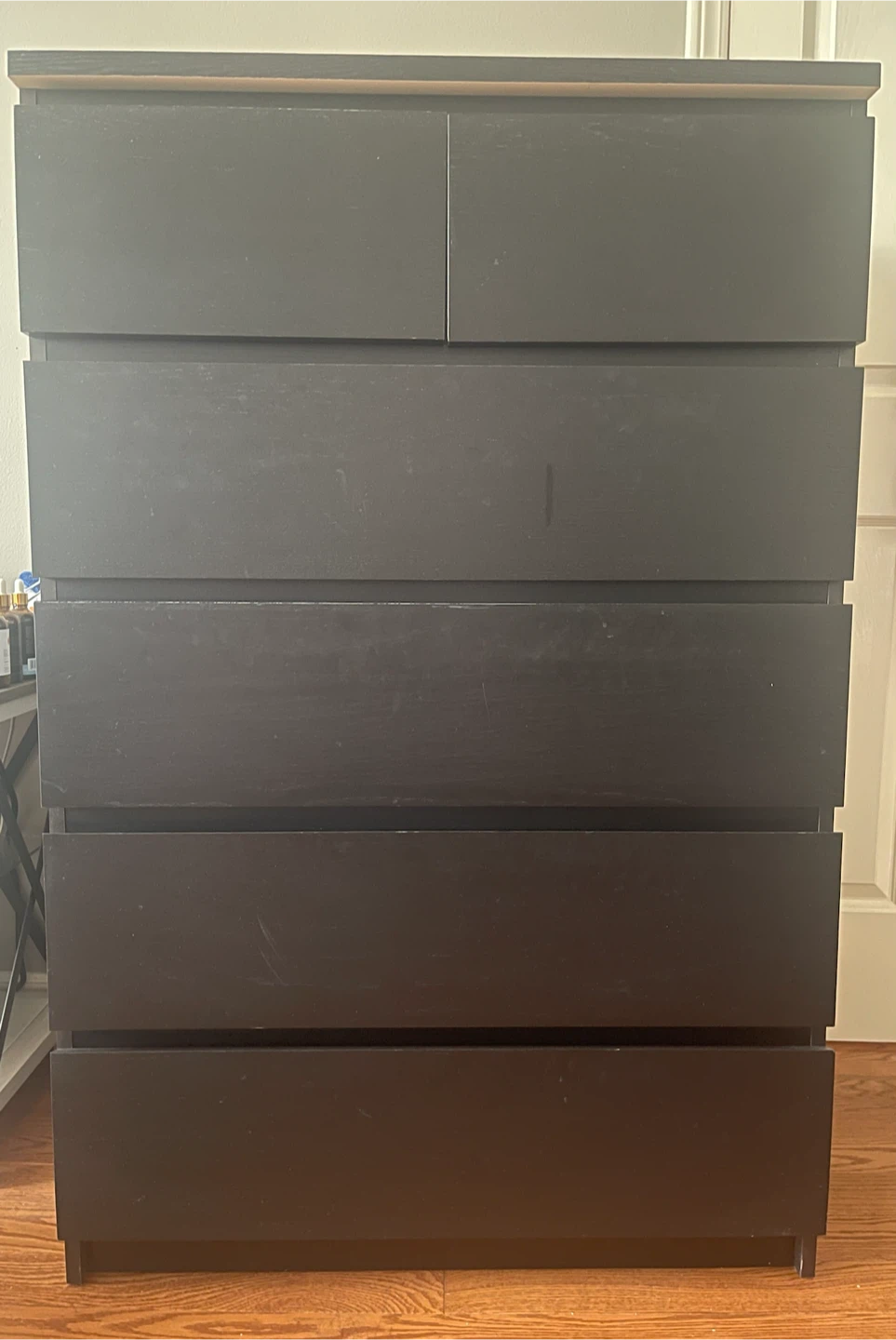Dark Wood Chest of Drawers