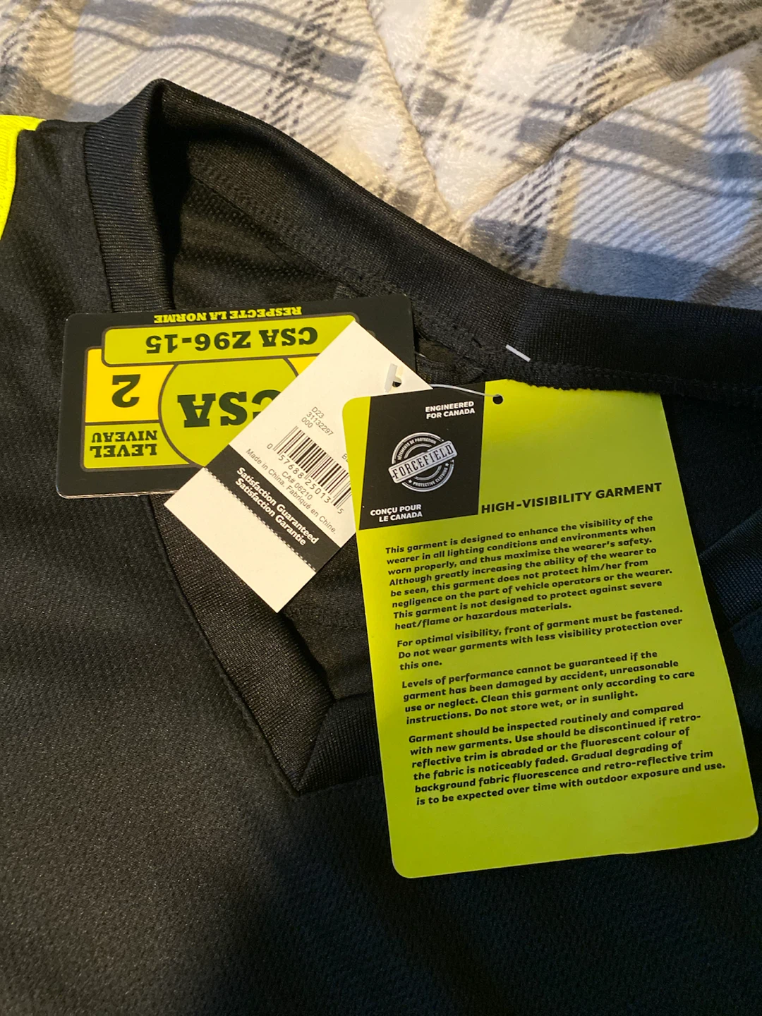 Forcefield High-Visibility Shirt Size Large New With Tags - photo 3