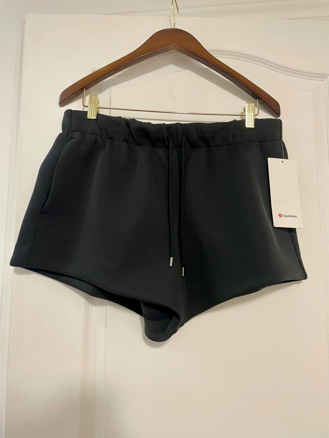 NWT Lululemon Black Shorts Size L
