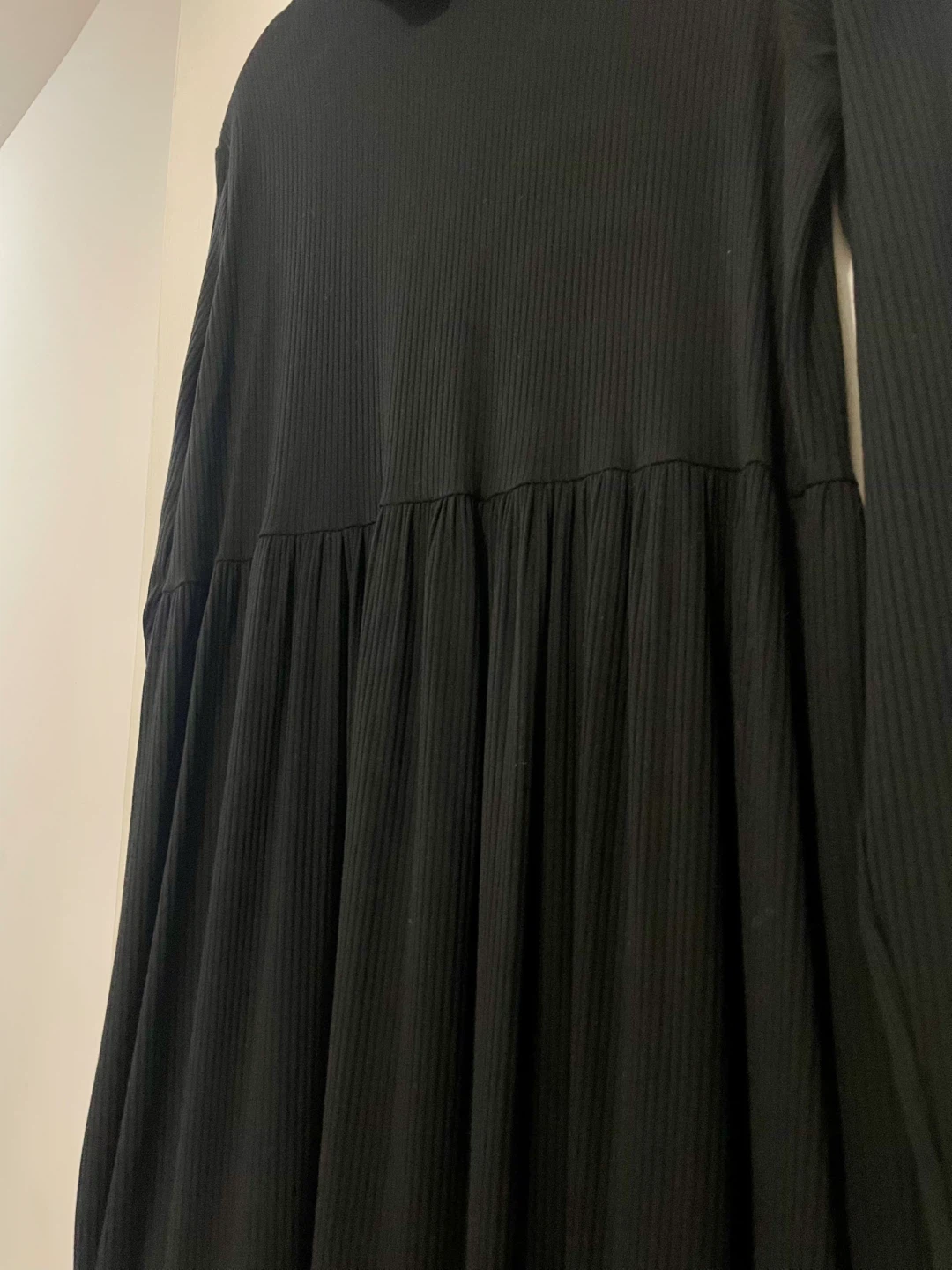 Black Turtleneck Babydoll Dress by Melon, Size Medium - photo 5