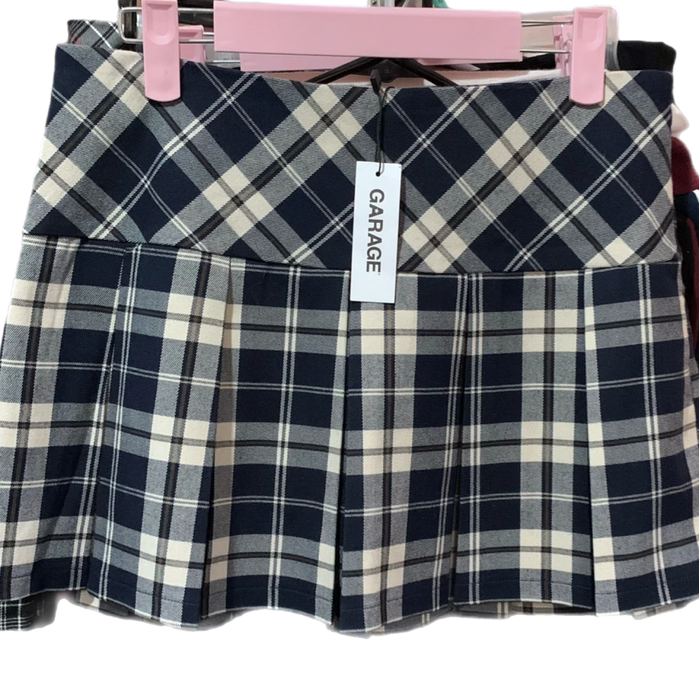 Garage Plaid Mini Pleated Skirt - photo 3