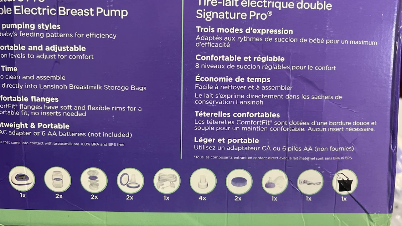 Lansinoh Signature Pro Double Electric Breast Pump - photo 2