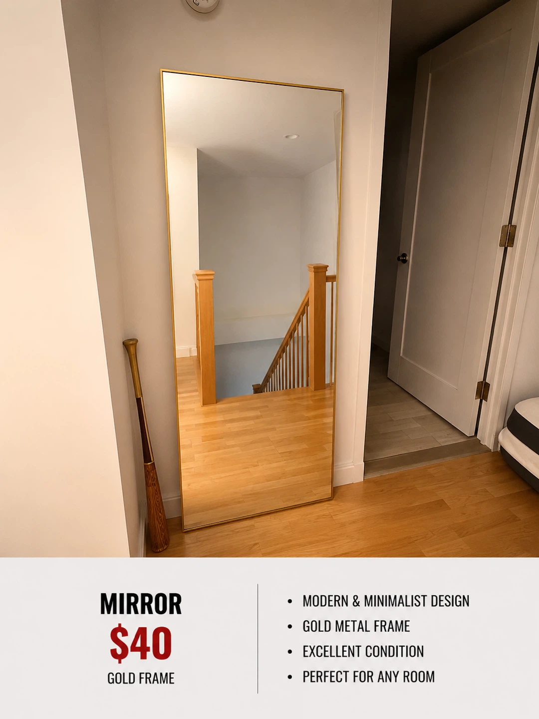 Gold Frame Mirror