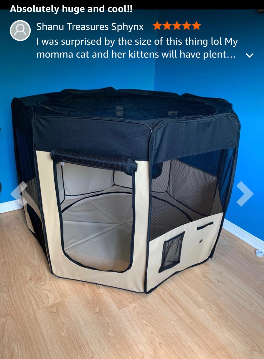 ZuHucpts 61" Portable Foldable Pet Playpen - New - photo 4