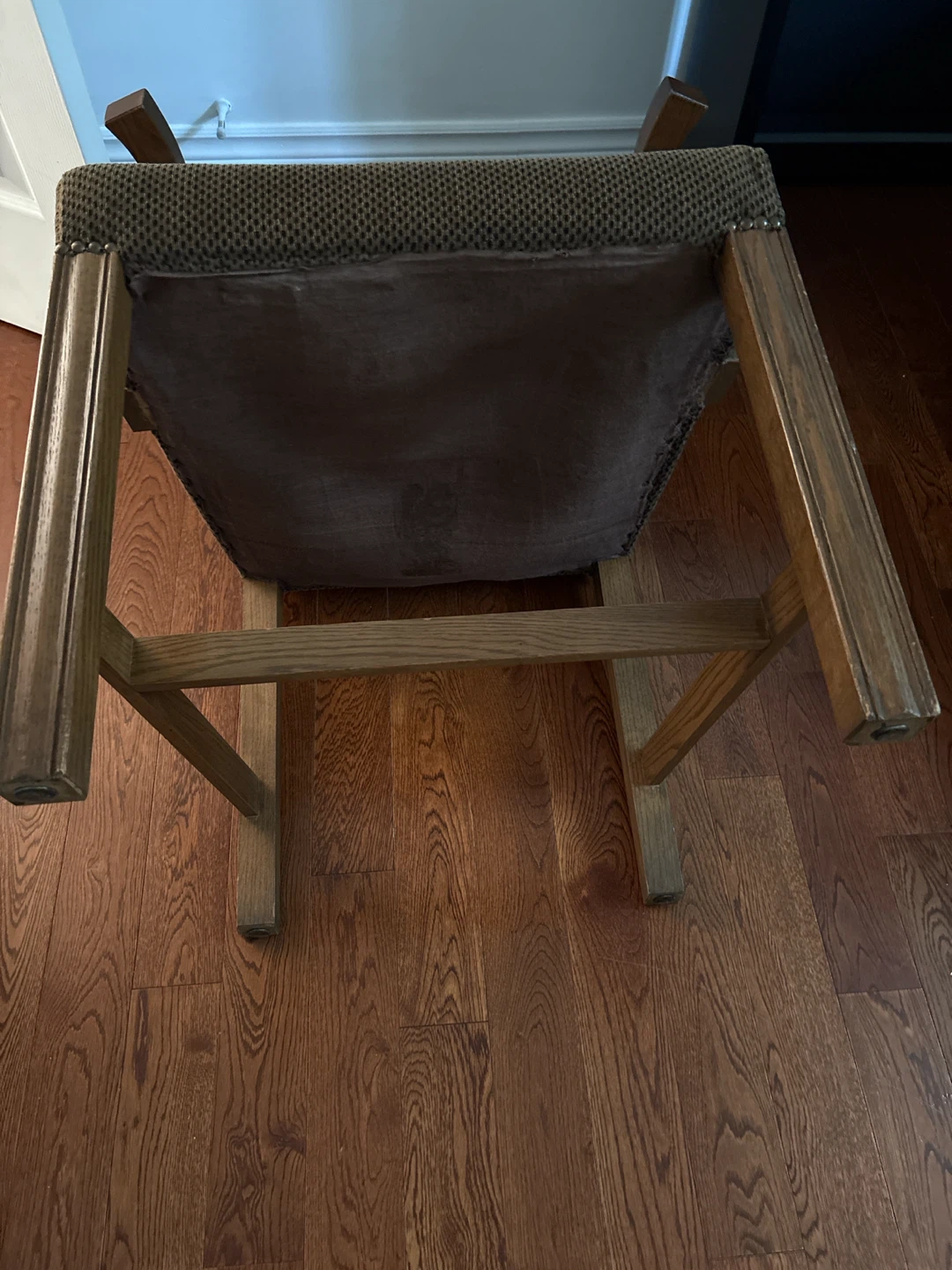 Fabric Accent Chair with Wooden Frame - photo 2