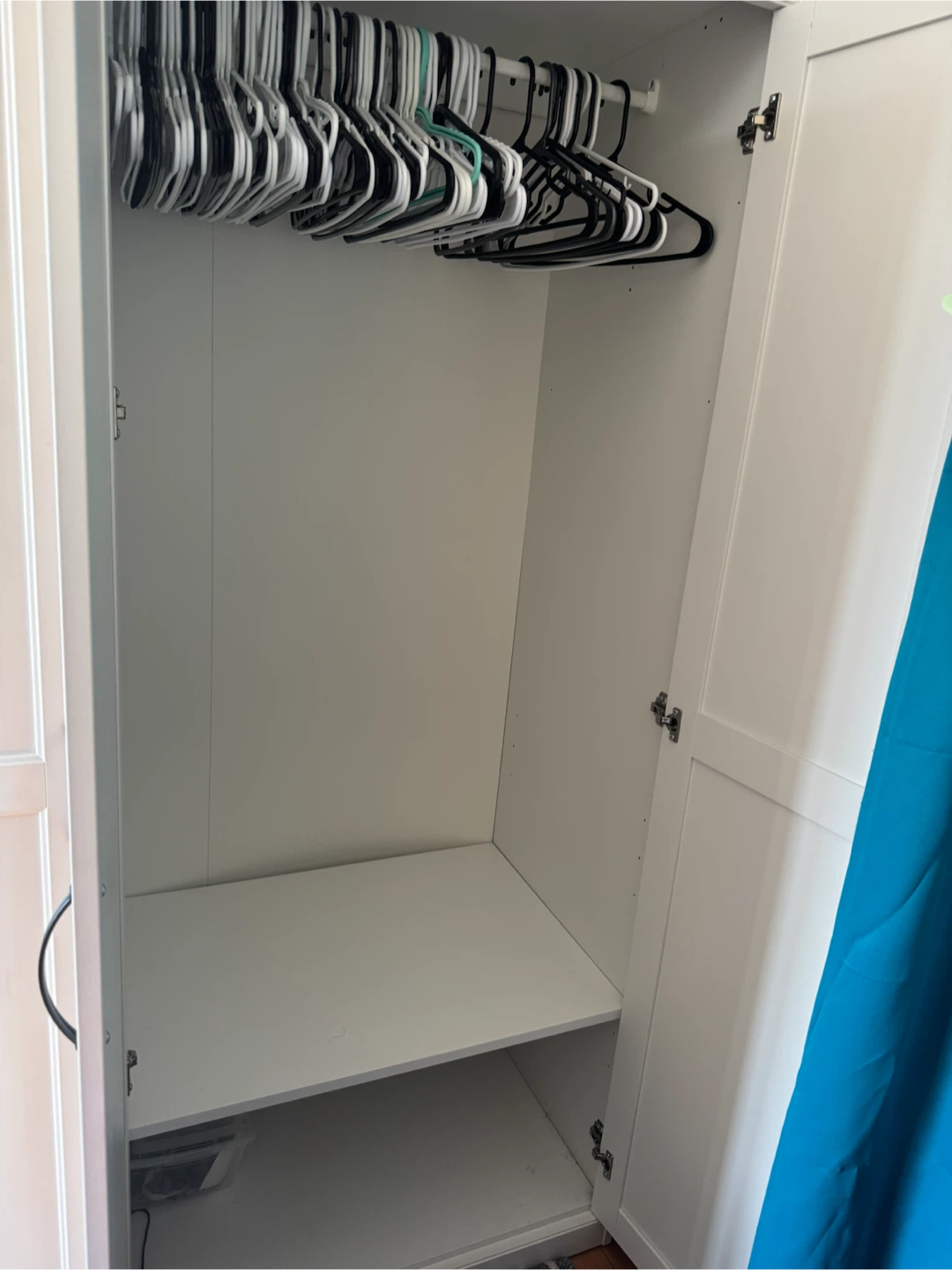 Grey Wardrobe with Mirrored Doors - photo 2