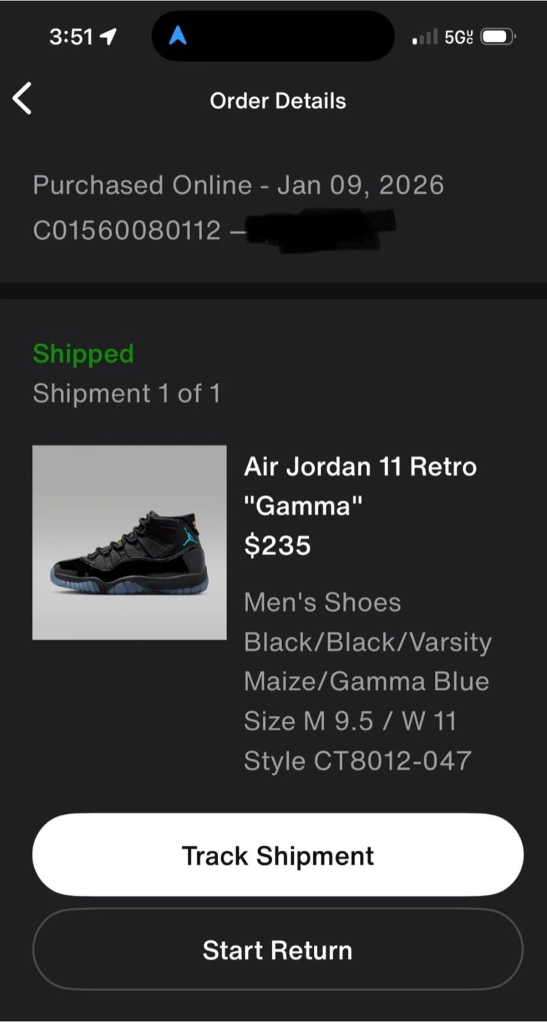 Air Jordan 11 Retro "Gamma" Men's Shoes Size 9.5 - photo 3
