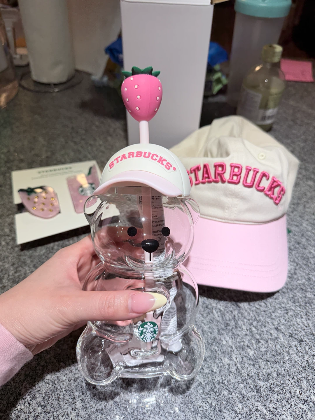 Starbuck Pink Bear Cup