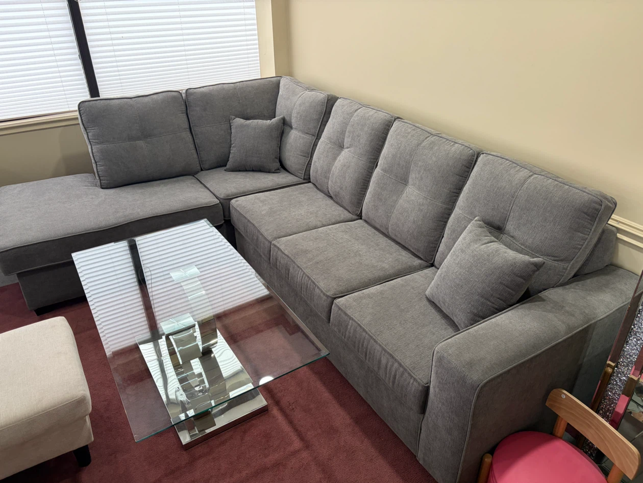 Grey Sectional Sofa - photo 2