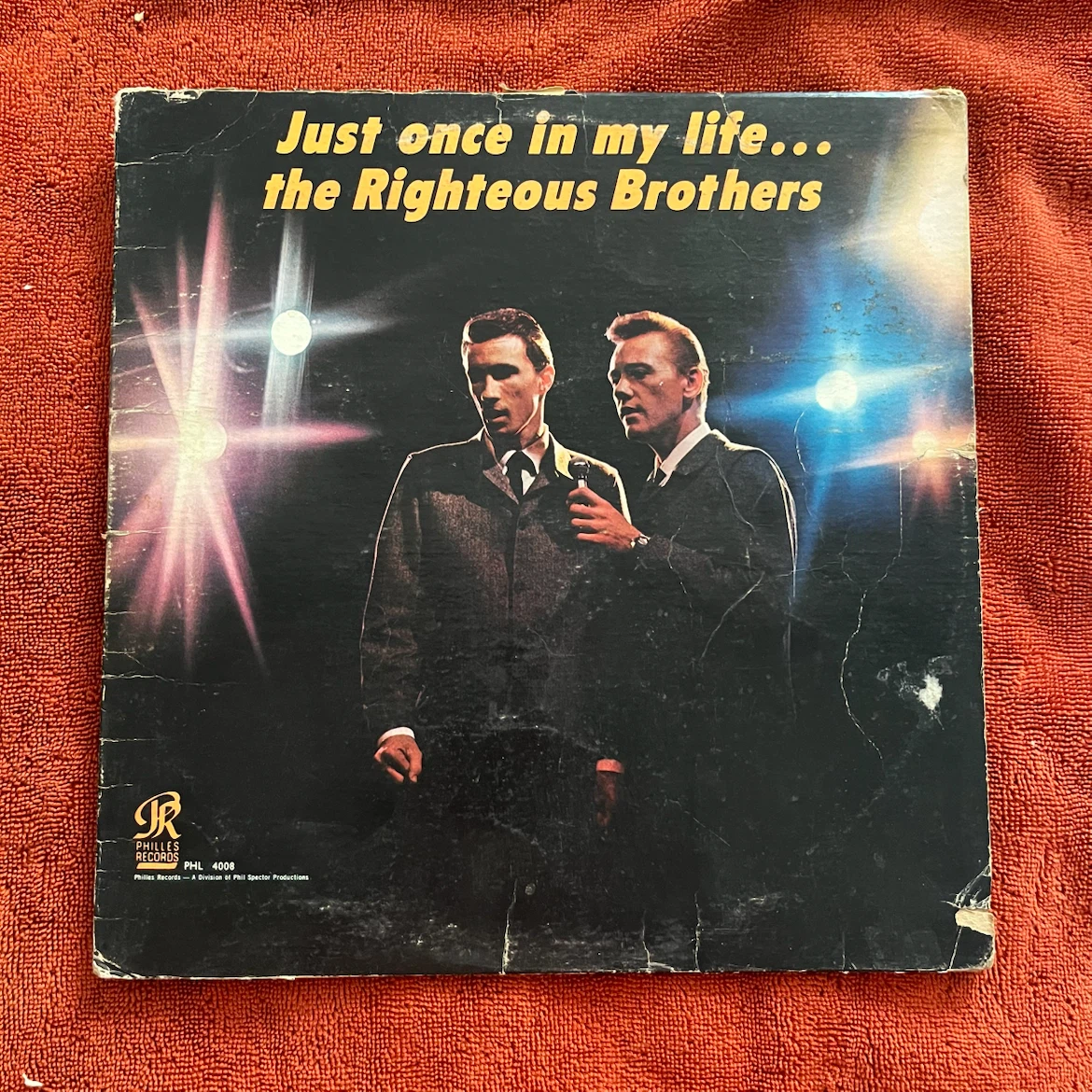 The Righteous Brothers "Just Once in My Life..." Vinyl Record
