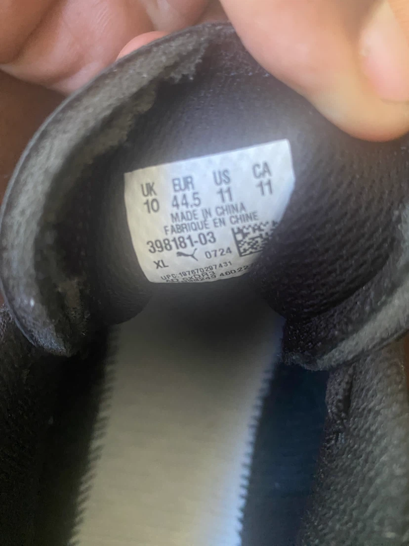 Puma Black Sneakers - Size 11 - photo 4