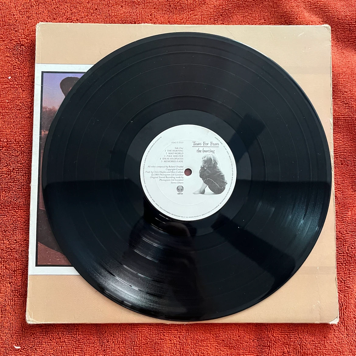 Tears for Fears The Hurting Vinyl Record - photo 2