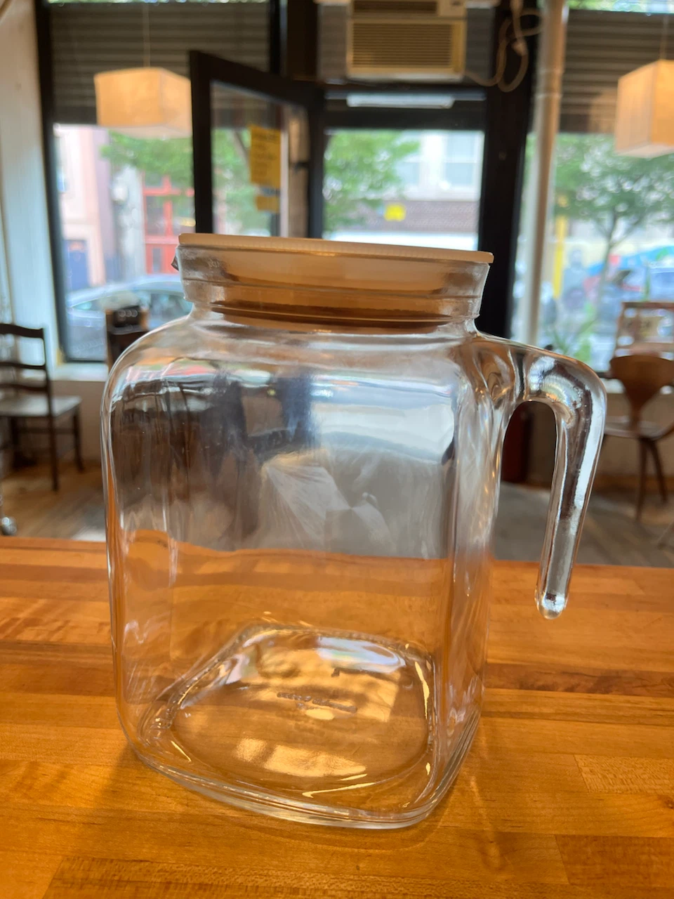 Bormioli Rocco Glass Pitcher with Lid