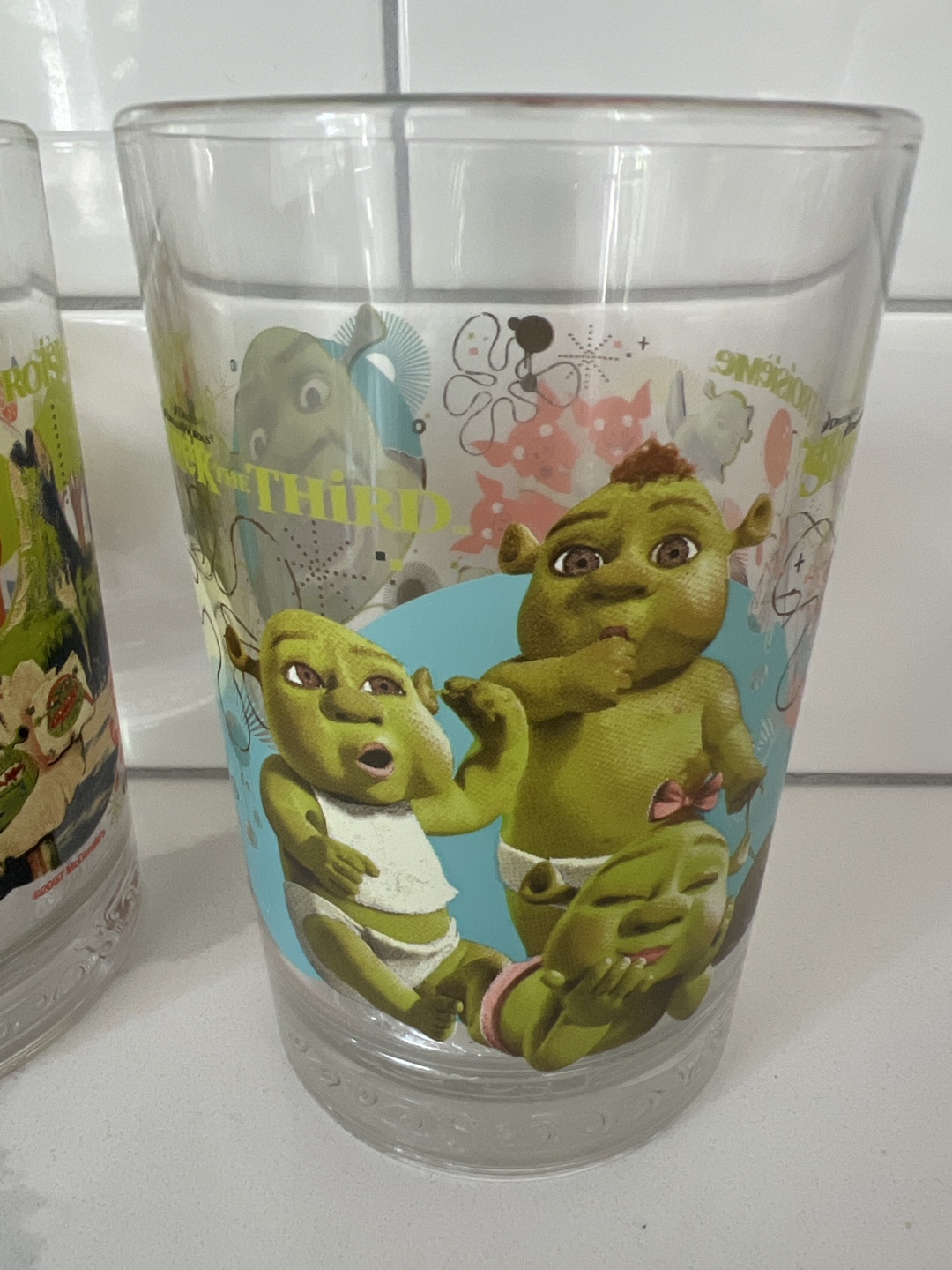 Set of 4 McDonald’s Shrek the Third Drinking Glasses - photo 5