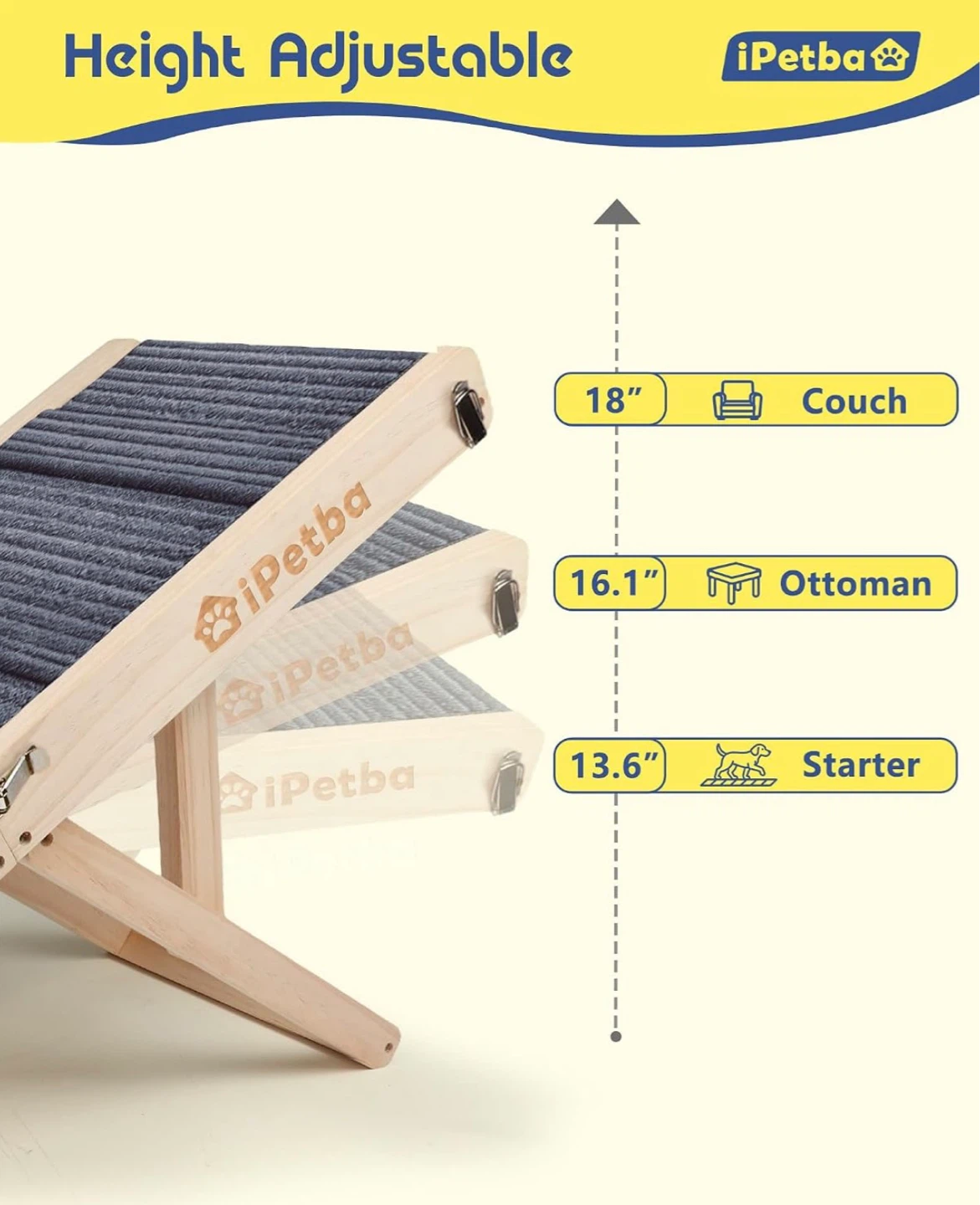 Ipetba Dog Ramp for Couch & Low Bed BNIB - photo 4