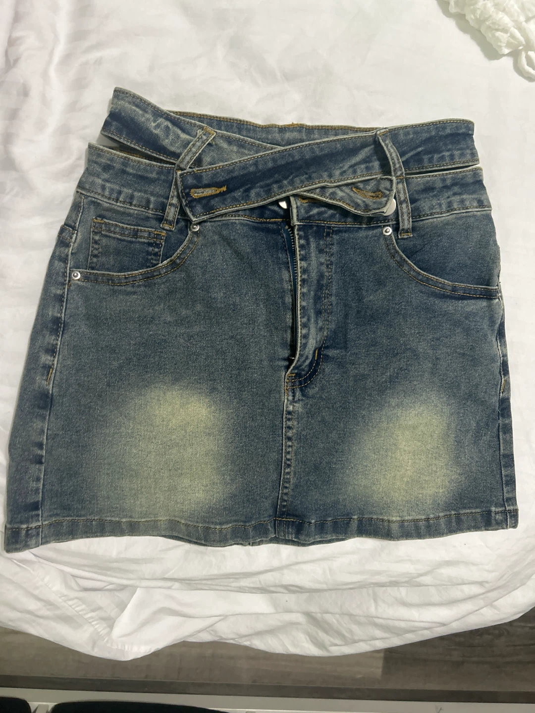 Blue Denim Skirt