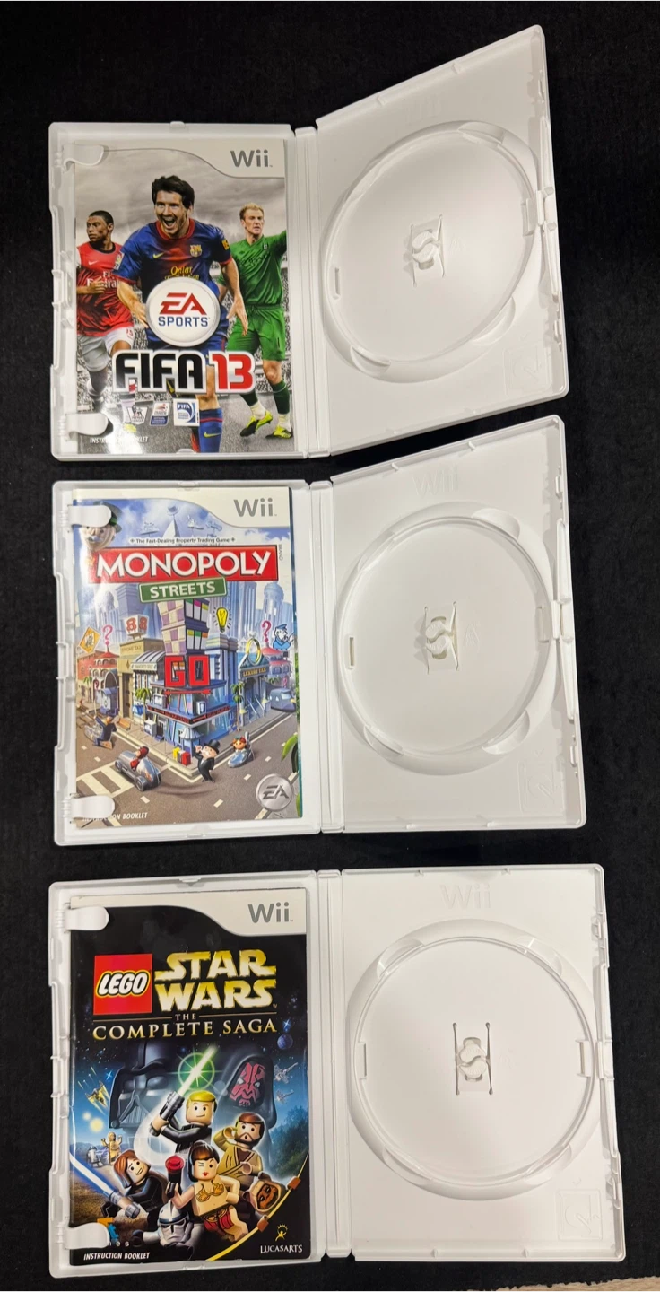 Nintendo Wii PAL Bundle w/ 18 Games, Mario Kart Wheel Bundle - photo 5