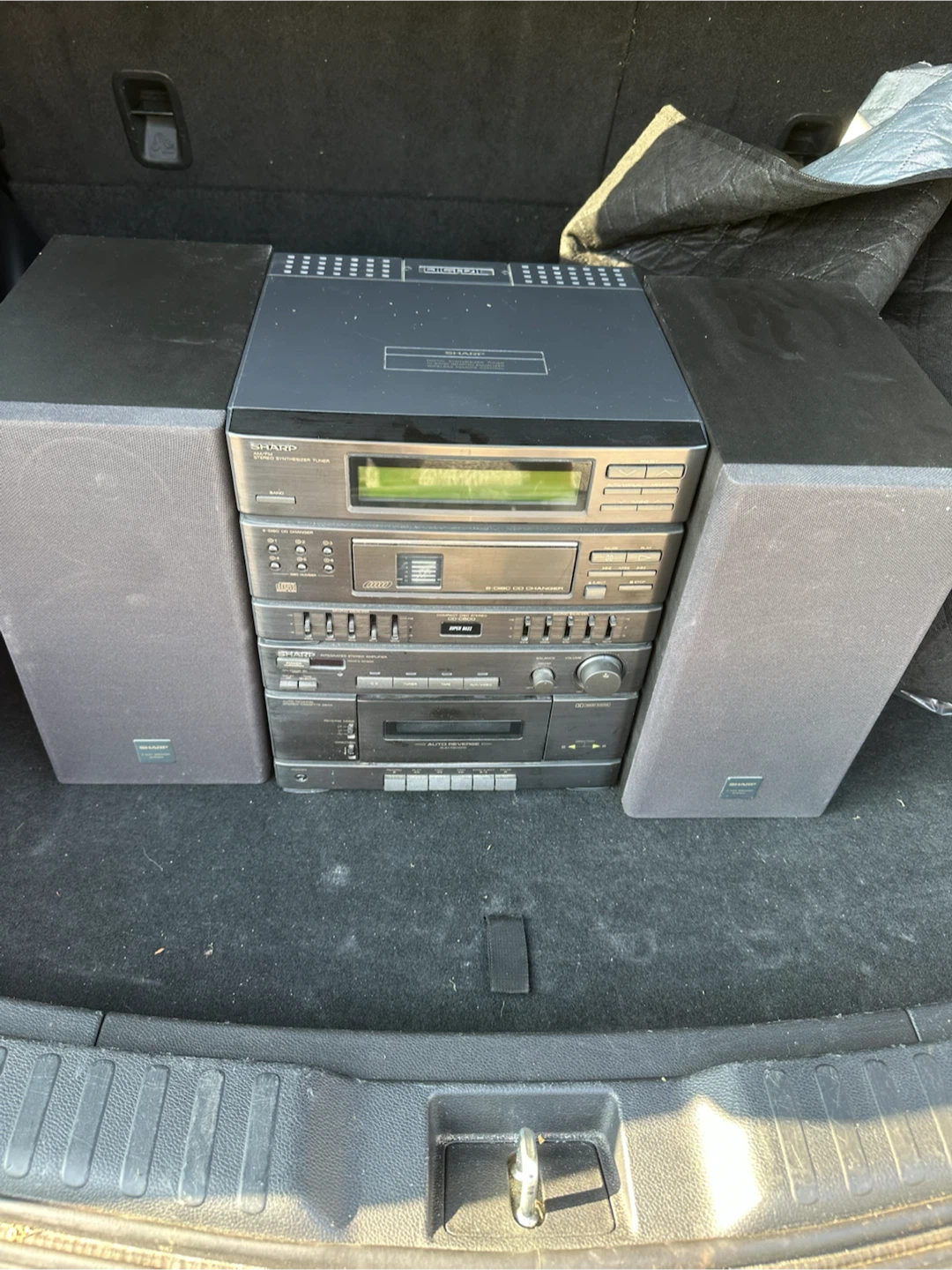 Sharp Stereo System with CD Changer and Cassette
