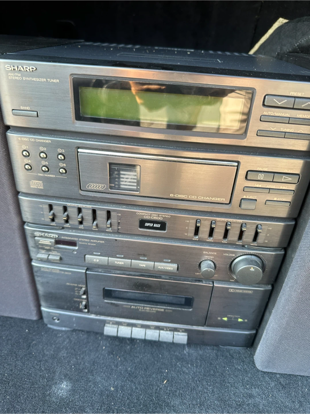 Sharp Stereo System with CD Changer and Cassette - photo 2