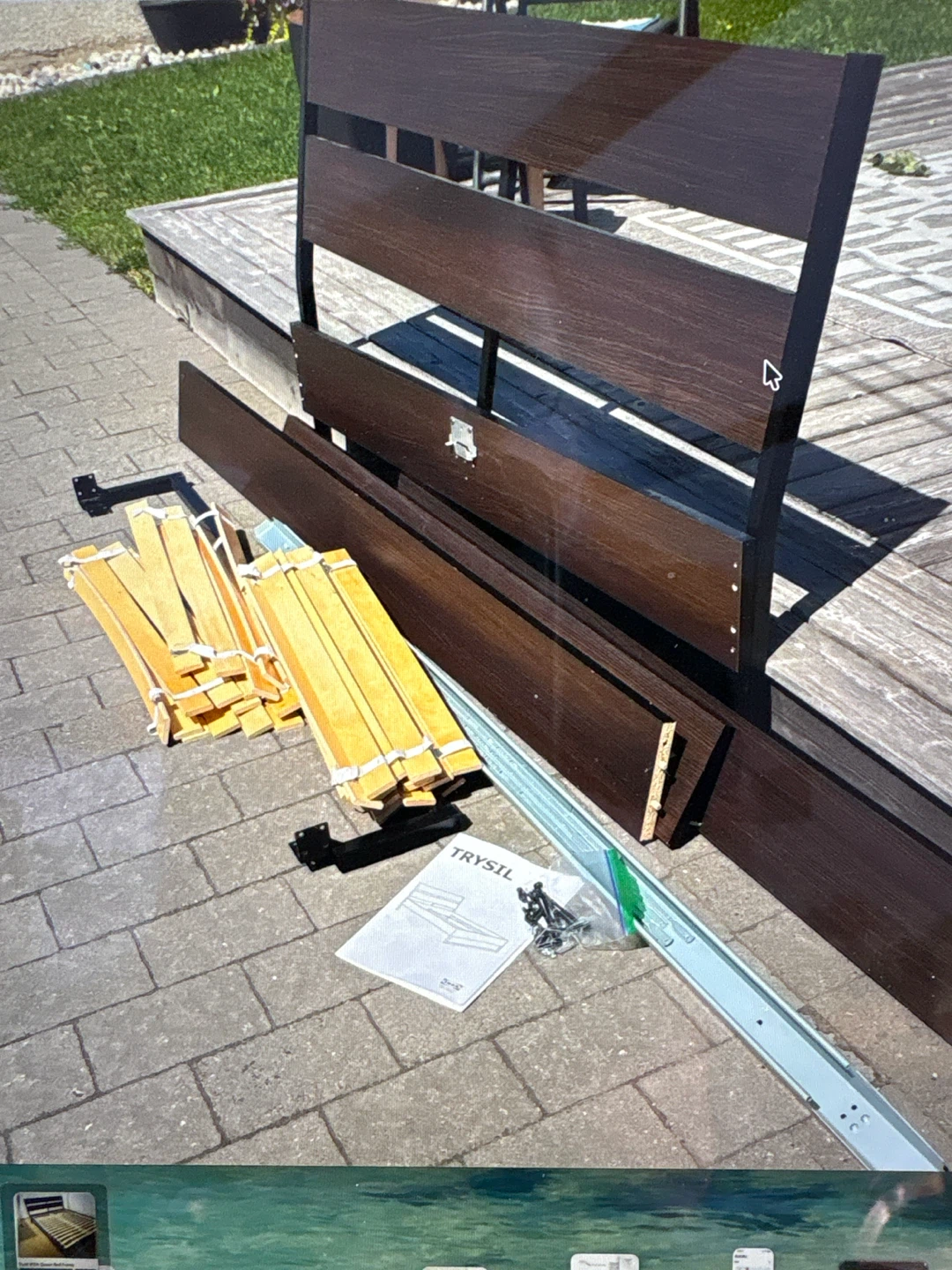 IKEA Trysil Queen bed frame - photo 2