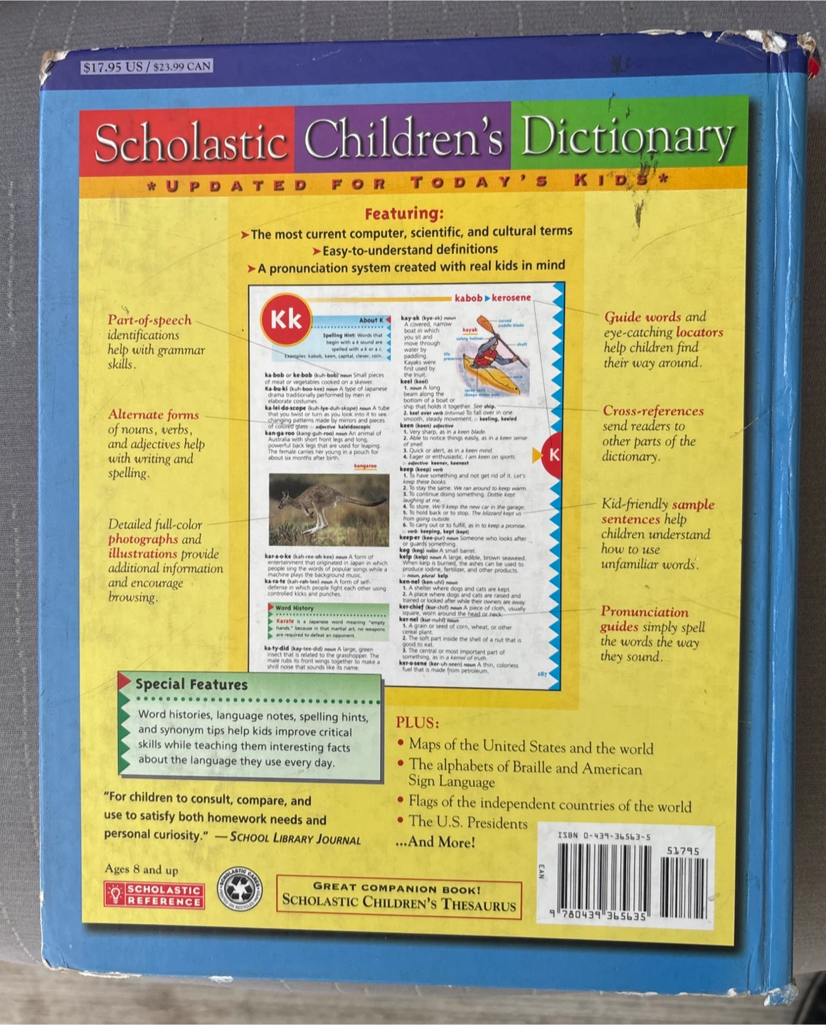 Scholastic Children's Dictionary (650 pages) Hard cover - photo 2
