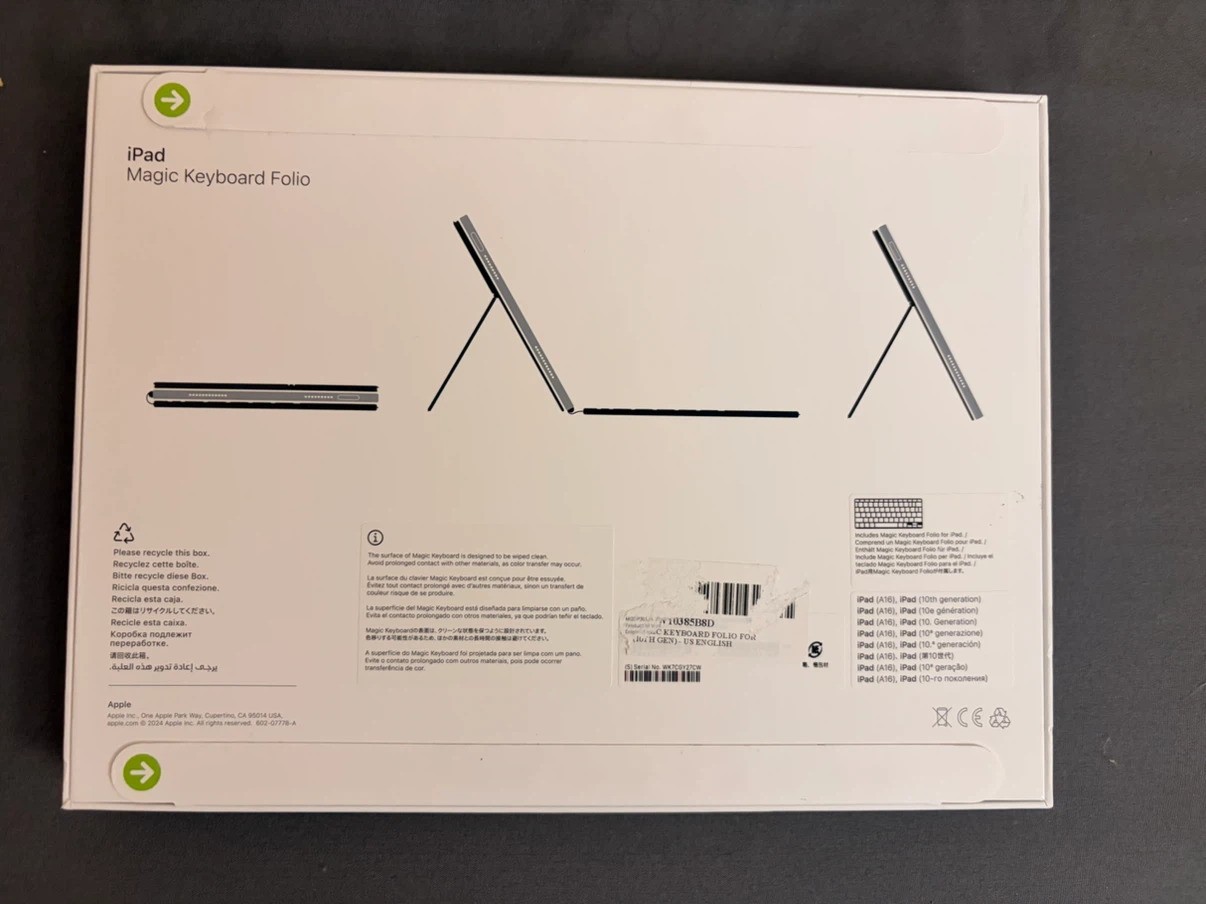 Brand new Apple iPad Magic Keyboard Folio(white) - photo 2