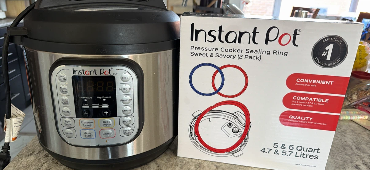 Instant Pot Duo and a new sealing ring