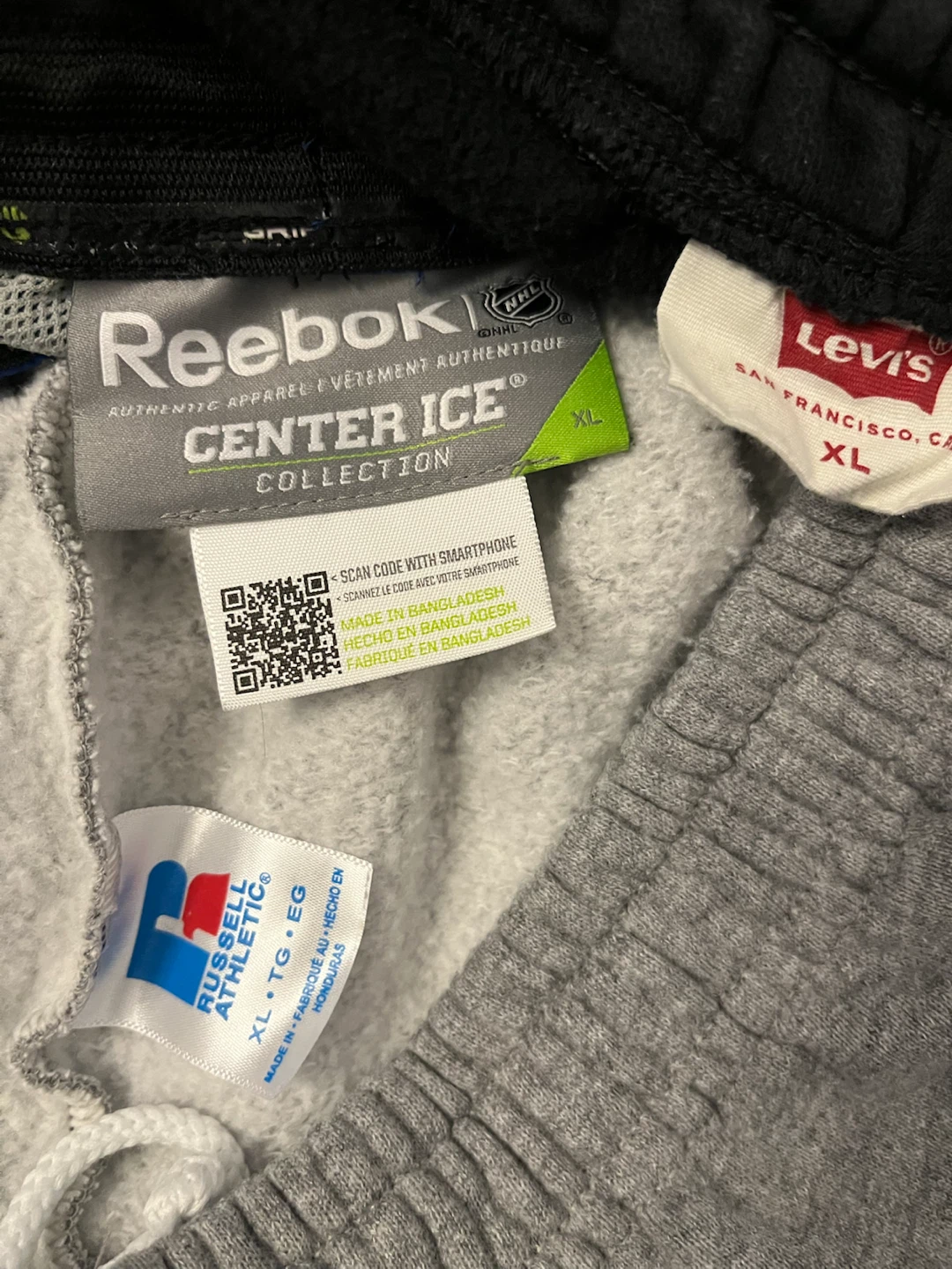 Bundle of Men’s Size XL Joggers: Reebok Russell Athletic - photo 3