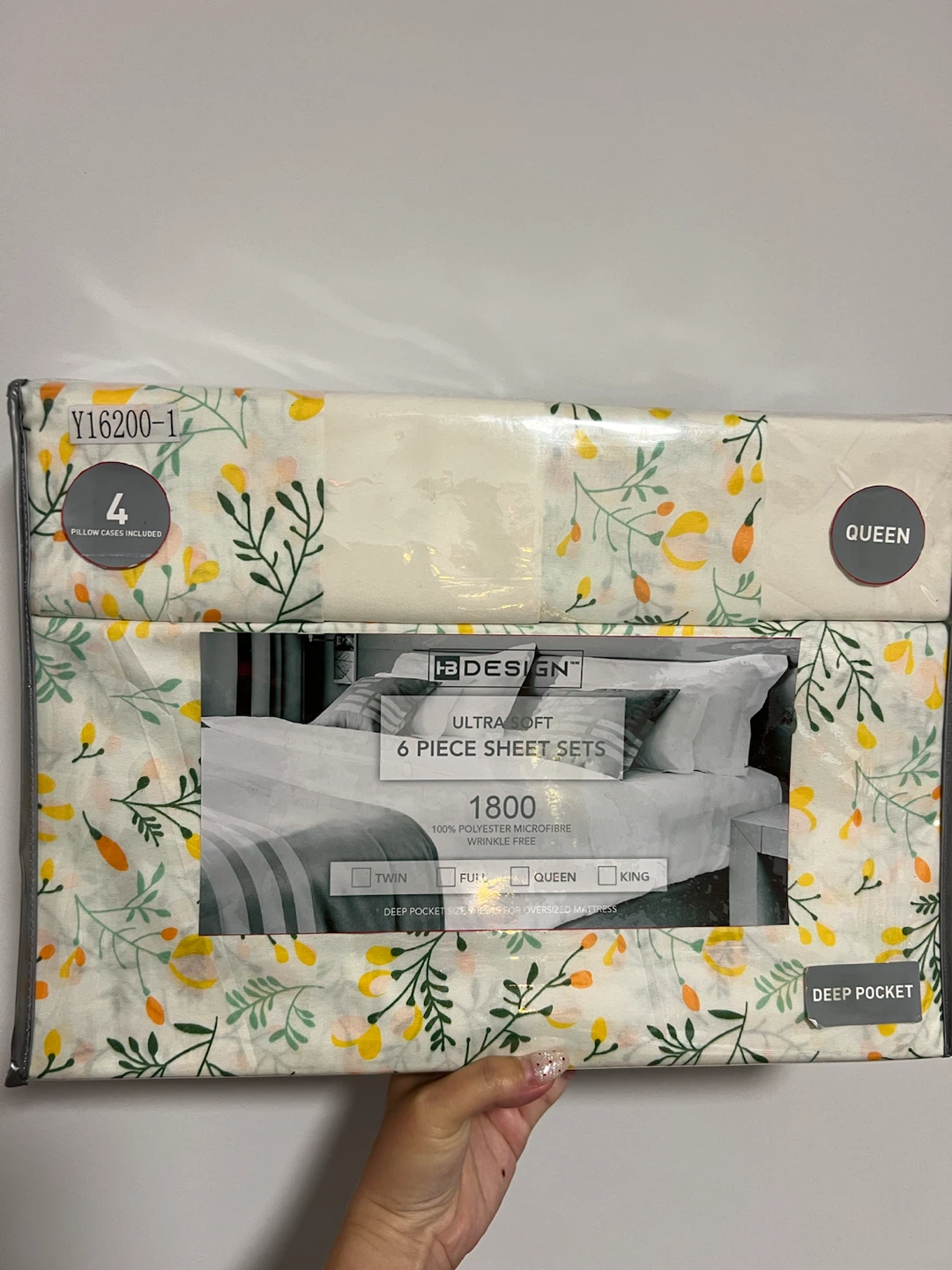 B Design Queen 6 Piece Sheet Set
