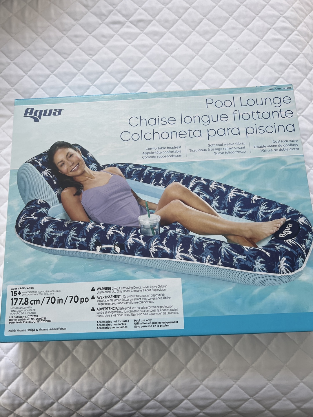 New in box Aqua Pool Lounge Float - photo 2