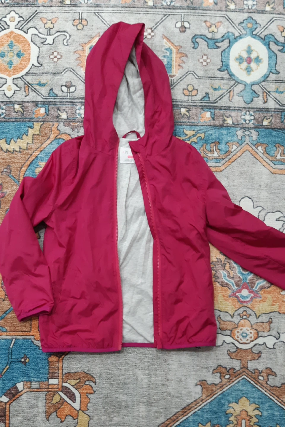 Girls 7-8 Lined Rain Jacket