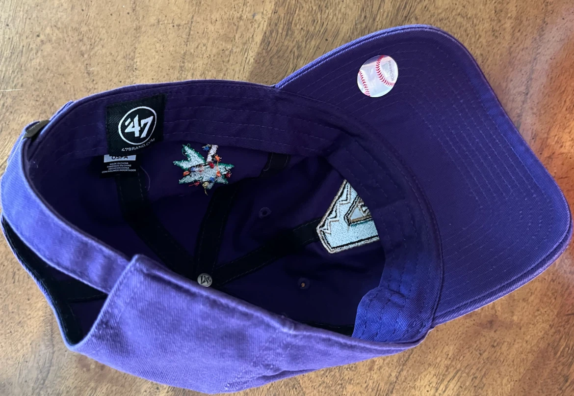 47 Brand Arizona Diamondbacks Purple Baseball Hat - photo 3