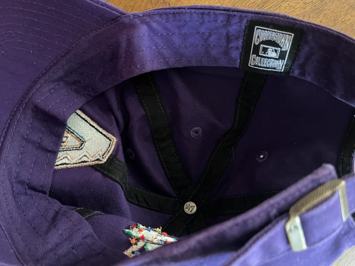 47 Brand Arizona Diamondbacks Purple Baseball Hat - photo 4