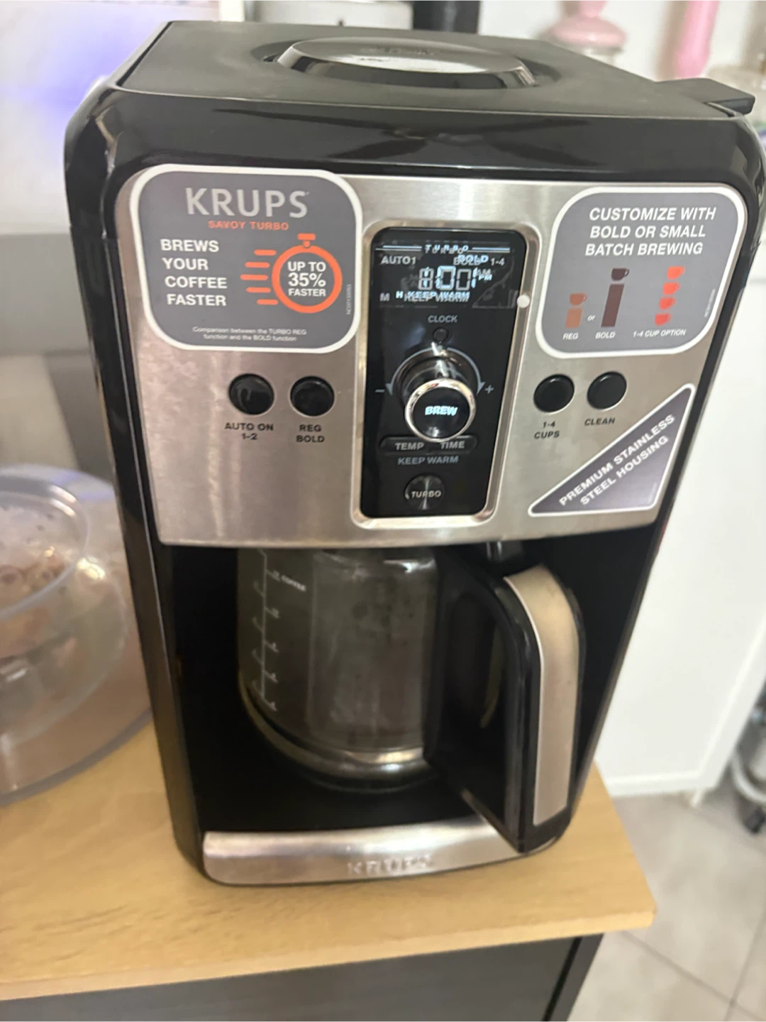 Krups Turbo 12-Cup Programmable Coffee Maker