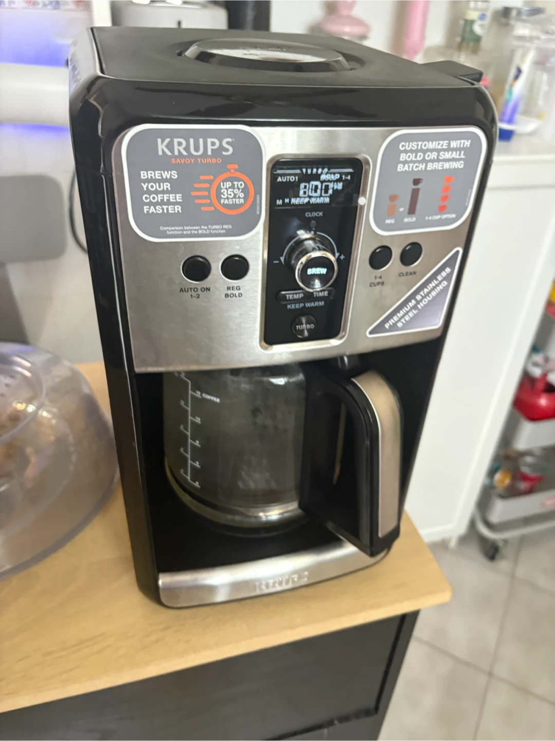 Krups Turbo 12-Cup Programmable Coffee Maker - photo 2