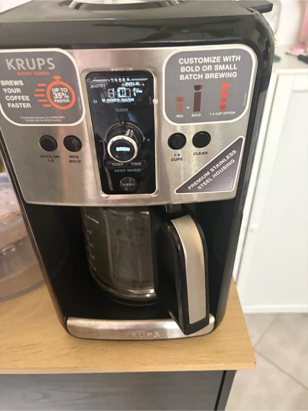 Krups Turbo 12-Cup Programmable Coffee Maker - photo 4