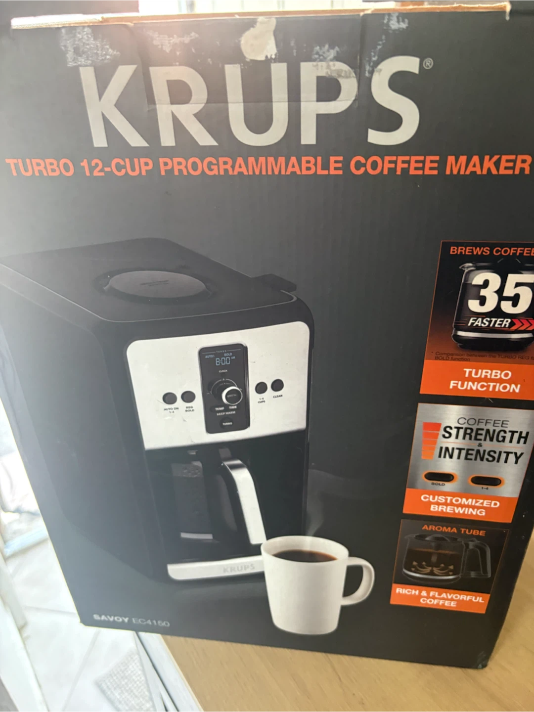 Krups Turbo 12-Cup Programmable Coffee Maker - photo 5