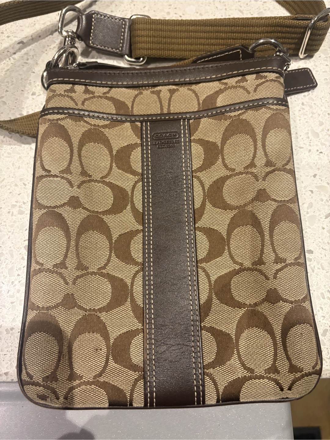 Coach Signature Canvas Crossbody Bag