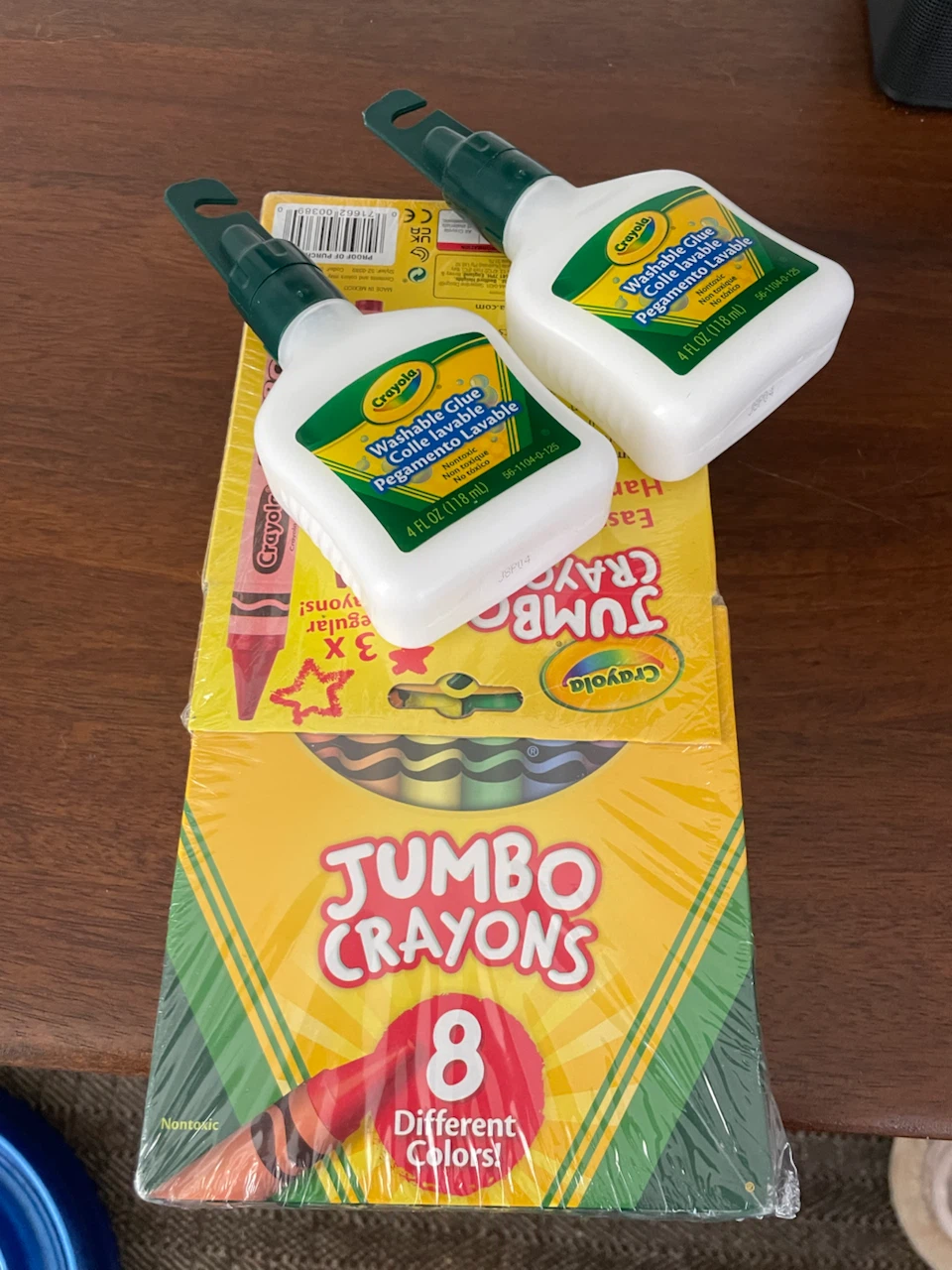 Crayola Jumbo Crayons & Washable Glue Set