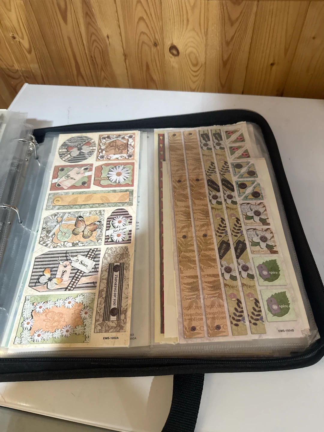 Scrapbook stickers and case - photo 4