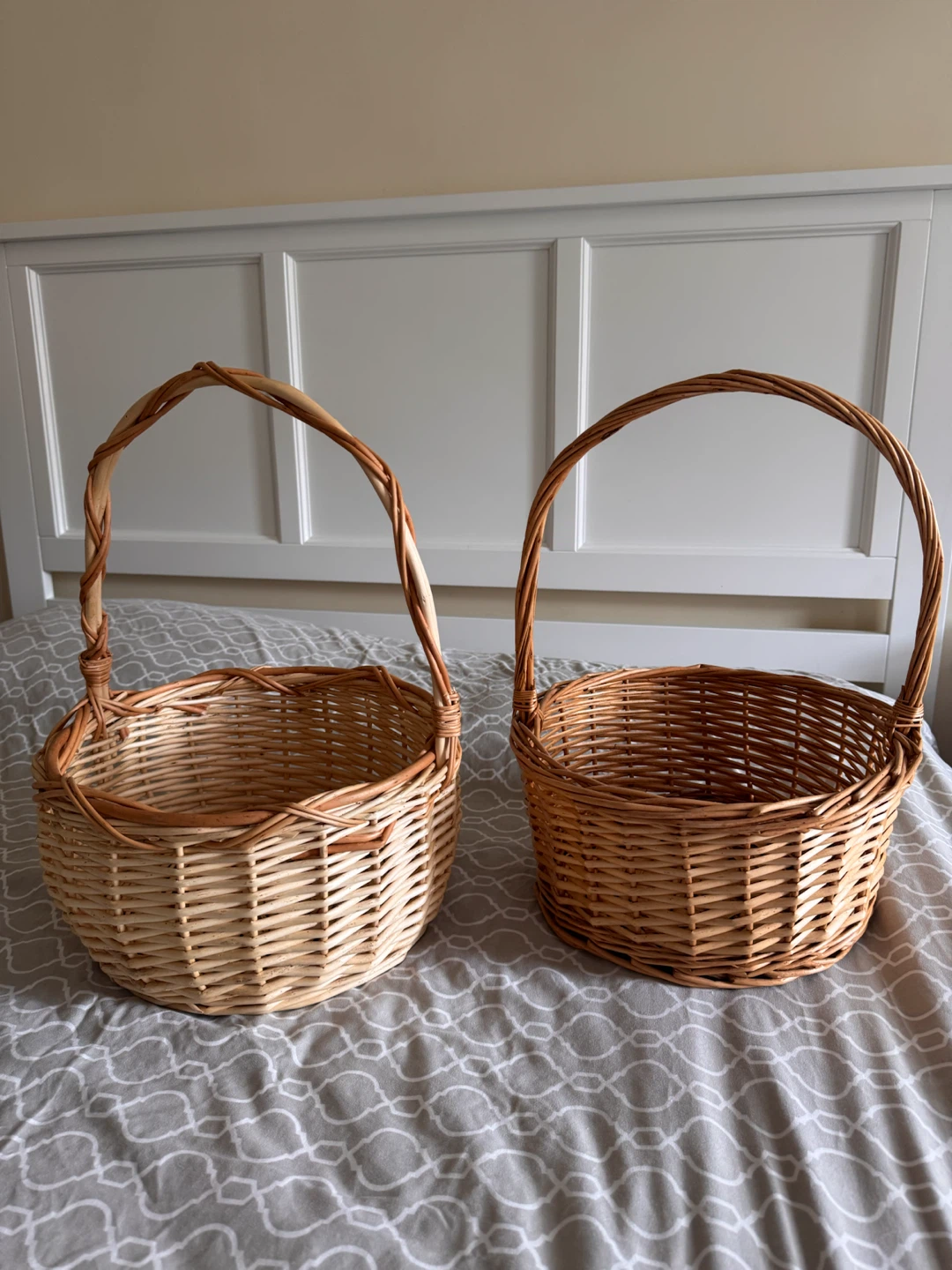 Wicker Basket with Handle
