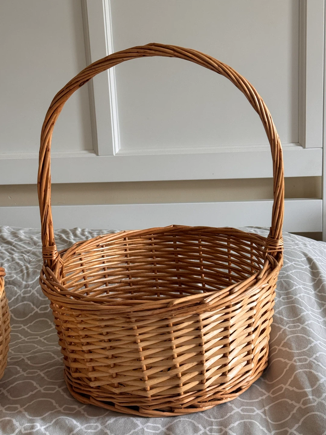 Wicker Basket with Handle - photo 4