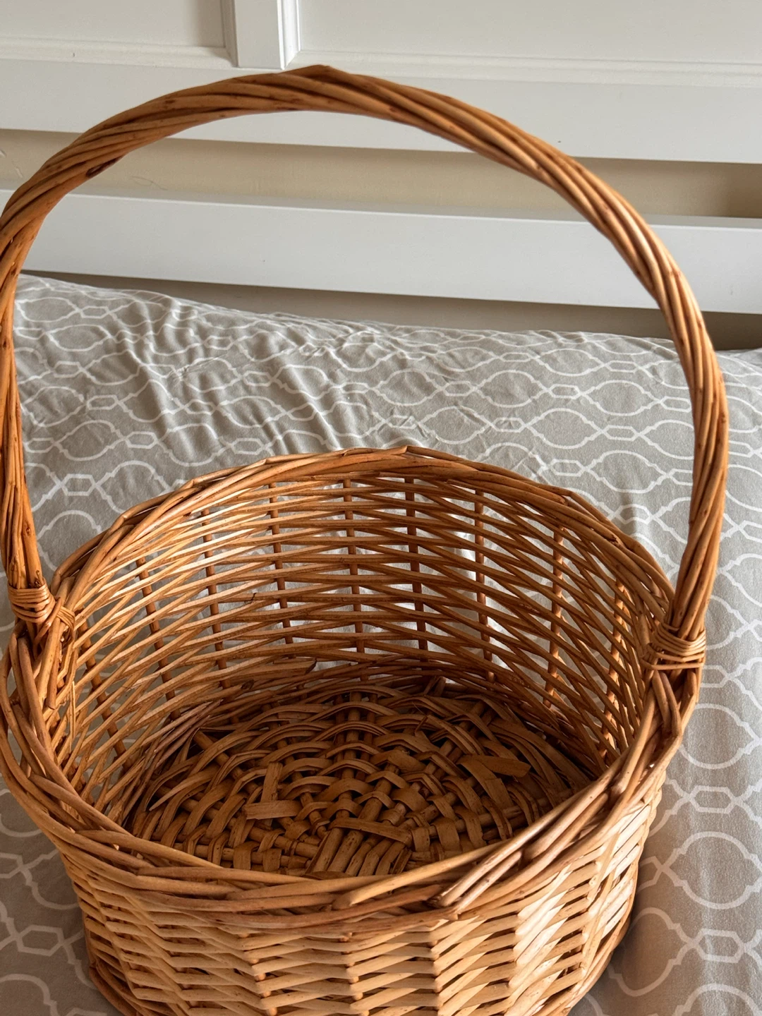 Wicker Basket with Handle - photo 5